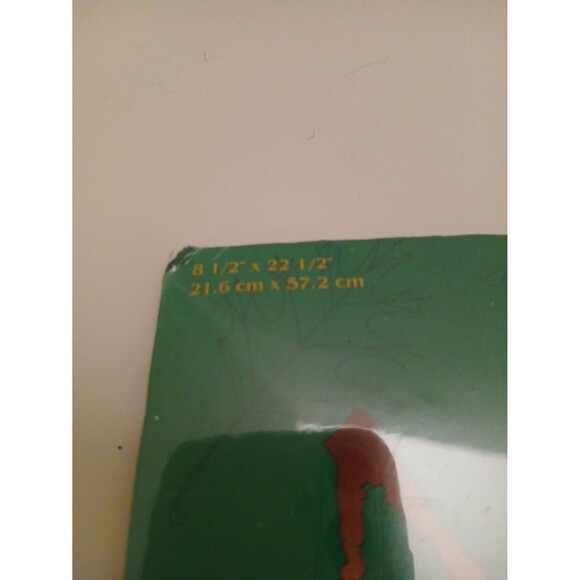 Needle point crossstitch bear family  8.5" x 22.5". Wall art - Picture 5 of 6